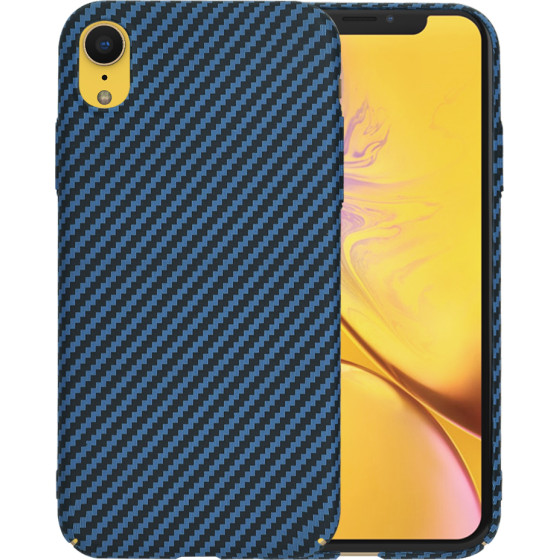 Techsuit - Carbonite FiberShell - iPhone XR - Cyan