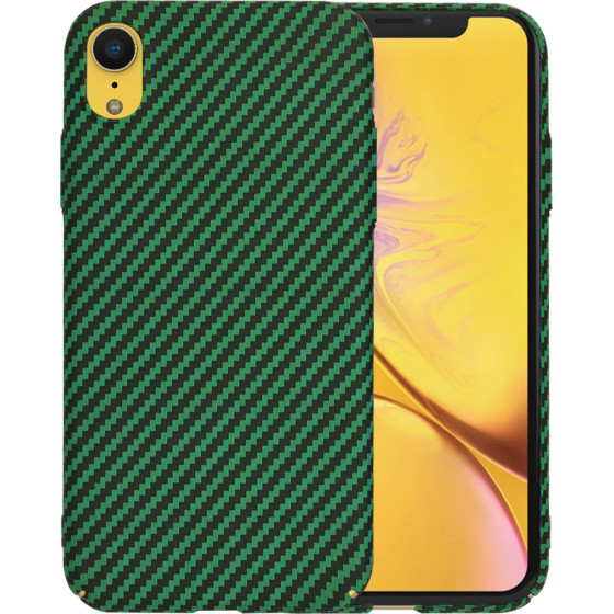 Techsuit - Carbonite FiberShell - iPhone XR - Green