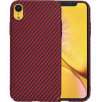 Techsuit - Carbonite FiberShell - iPhone XR - Red