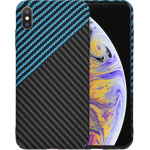 Techsuit - Carbonite FiberShell - iPhone XS Max - Blue Pulse