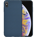 Techsuit - Carbonite FiberShell - iPhone XS Max - Cyan