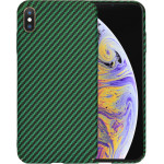 Techsuit - Carbonite FiberShell - iPhone XS Max - Green