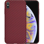 Techsuit - Carbonite FiberShell - iPhone XS Max - Red