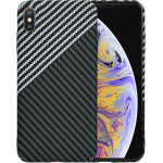Techsuit - Carbonite FiberShell - iPhone XS Max - Stealth Gray