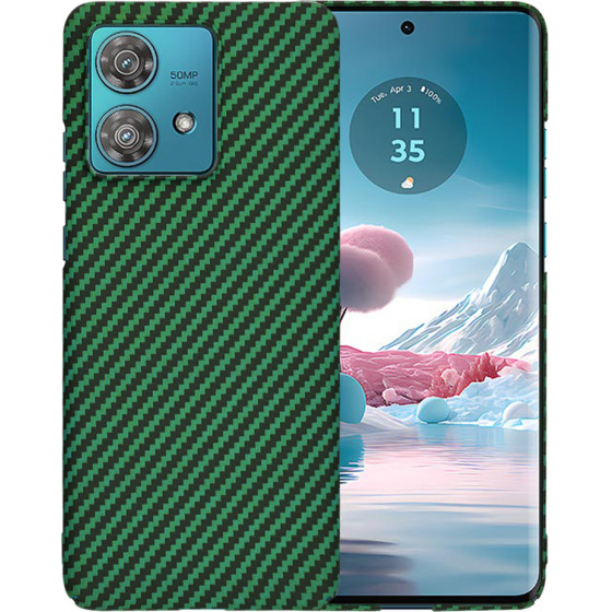 Techsuit - Carbonite FiberShell - Motorola Edge 40 Neo - Green