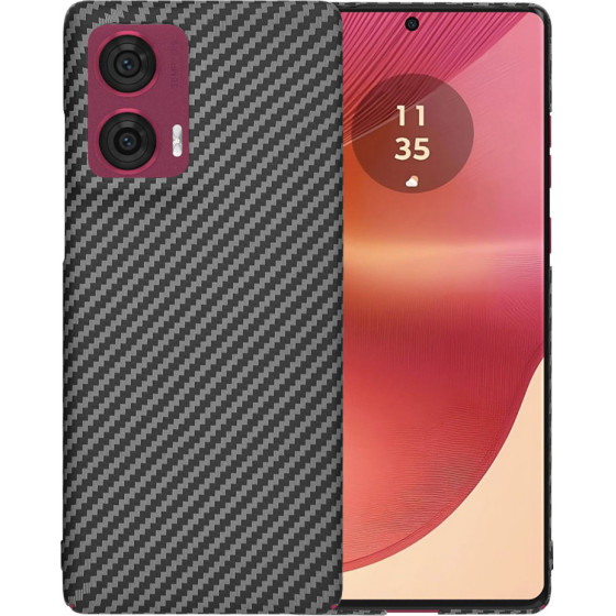 Techsuit - Carbonite FiberShell - Motorola Edge 50 Fusion - Black