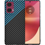 Techsuit - Carbonite FiberShell - Motorola Edge 50 Fusion - Blue Pulse