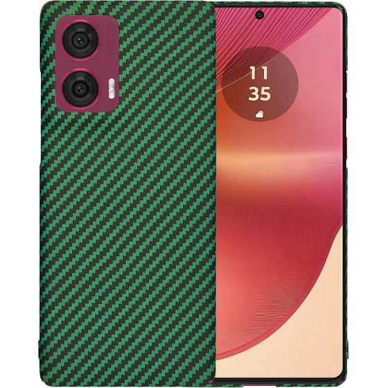 Techsuit - Carbonite FiberShell - Motorola Edge 50 Fusion - Green