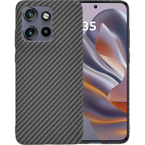 Techsuit - Carbonite FiberShell - Motorola Edge 50 Neo / Motorola ThinkPhone 25 - Black