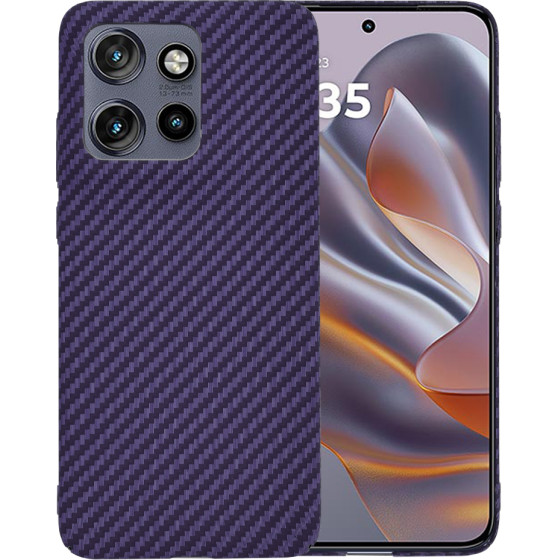 Techsuit - Carbonite FiberShell - Motorola Edge 50 Neo / Motorola ThinkPhone 25 - Purple