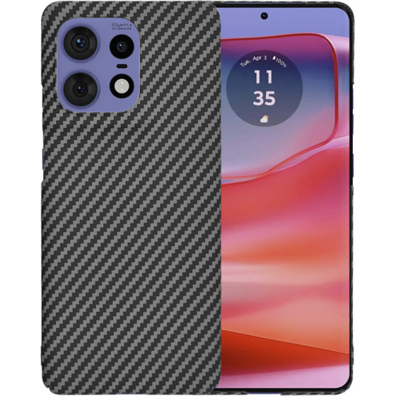 Techsuit - Carbonite FiberShell - Motorola Edge 50 Pro - Black