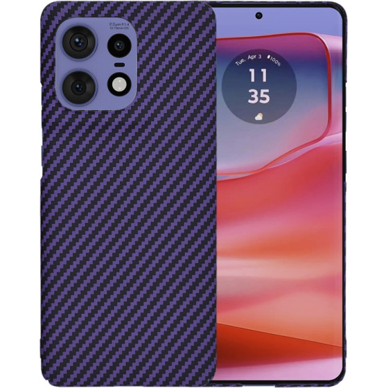 Techsuit - Carbonite FiberShell - Motorola Edge 50 Pro - Purple