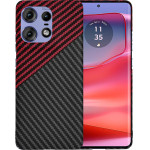 Techsuit - Carbonite FiberShell - Motorola Edge 50 Pro - Red Vortex
