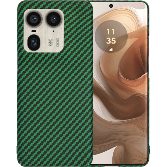 Techsuit - Carbonite FiberShell - Motorola Edge 50 Ultra - Green