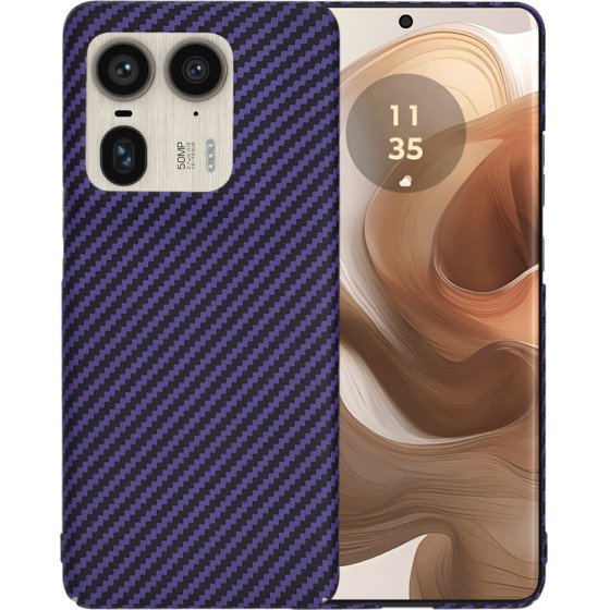 Techsuit - Carbonite FiberShell - Motorola Edge 50 Ultra - Purple