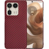 Techsuit - Carbonite FiberShell - Motorola Edge 50 Ultra - Red