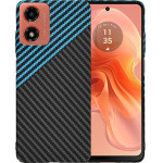 Techsuit - Carbonite FiberShell - Motorola Moto G04 / Moto G04s / Moto G24 / Moto E14 - Blue Pulse