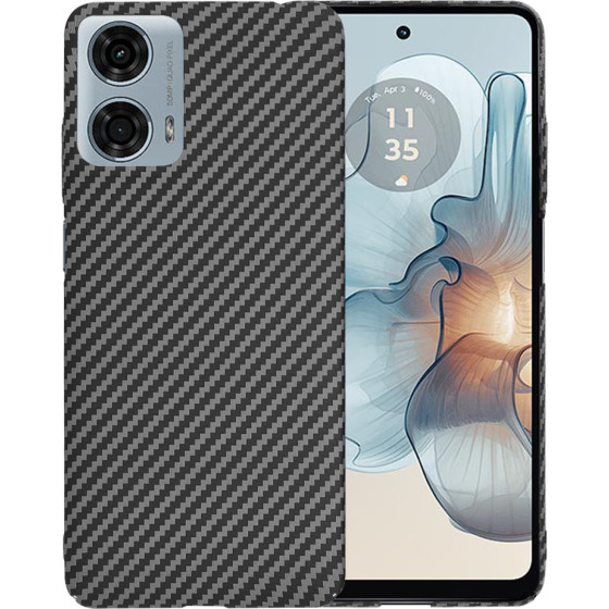 Techsuit - Carbonite FiberShell - Motorola Moto G24 Power - Black