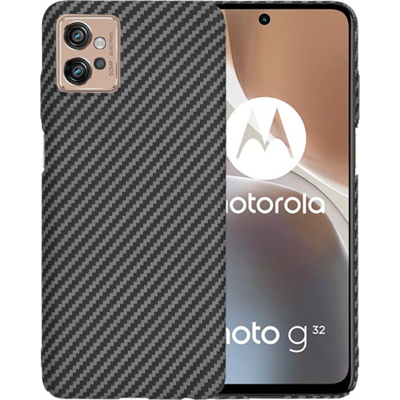 Techsuit - Carbonite FiberShell - Motorola Moto G32 - Black