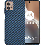 Techsuit - Carbonite FiberShell - Motorola Moto G32 - Cyan