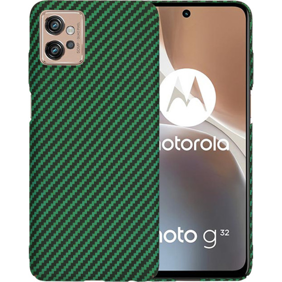 Techsuit - Carbonite FiberShell - Motorola Moto G32 - Green