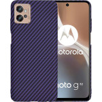 Techsuit - Carbonite FiberShell - Motorola Moto G32 - Purple