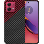 Techsuit - Carbonite FiberShell - Motorola Moto G84 - Red Vortex