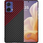 Techsuit - Carbonite FiberShell - Motorola Moto G85 - Red Vortex