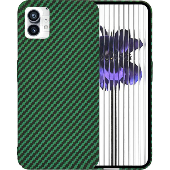Techsuit - Carbonite FiberShell - Nothing Phone (1) - Green