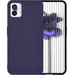 Techsuit - Carbonite FiberShell - Nothing Phone (1) - Purple