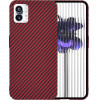 Techsuit - Carbonite FiberShell - Nothing Phone (1) - Red