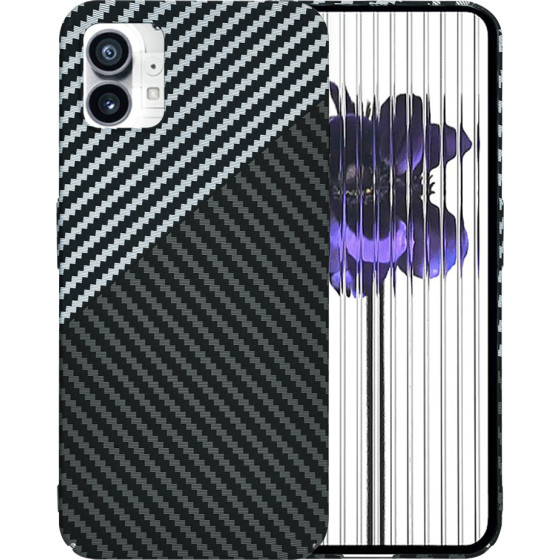Techsuit - Carbonite FiberShell - Nothing Phone (1) - Stealth Gray