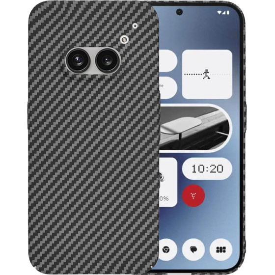 Techsuit - Carbonite FiberShell - Nothing Phone (2a) / (2a) Plus - Black