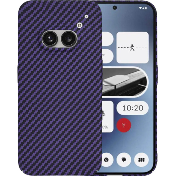 Techsuit - Carbonite FiberShell - Nothing Phone (2a) / (2a) Plus - Purple