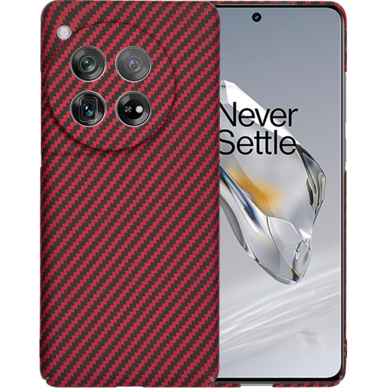 Techsuit - Carbonite FiberShell - OnePlus 12 - Red