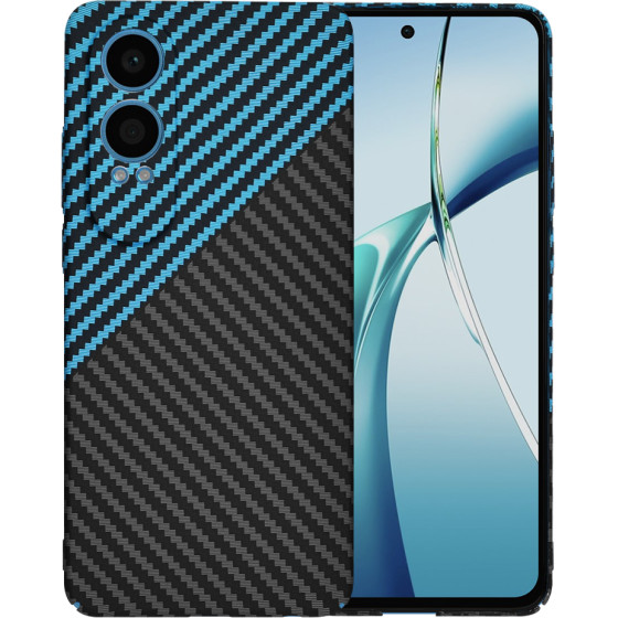 Techsuit - Carbonite FiberShell - OnePlus Nord CE4 Lite - Blue Pulse