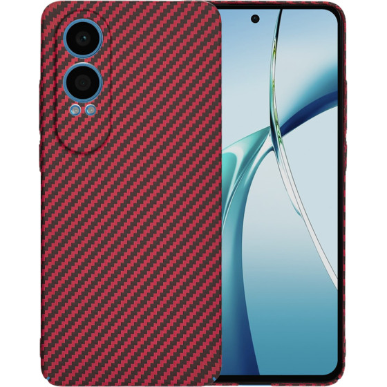 Techsuit - Carbonite FiberShell - OnePlus Nord CE4 Lite - Red