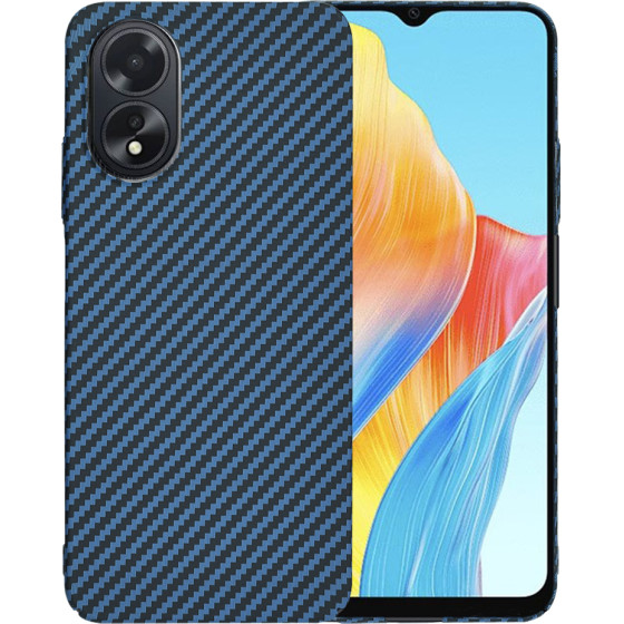Techsuit - Carbonite FiberShell - Oppo A18 / A38 - Cyan