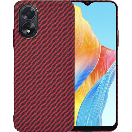 Techsuit - Carbonite FiberShell - Oppo A18 / A38 - Red