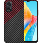 Techsuit - Carbonite FiberShell - Oppo A18 / A38 - Red Vortex