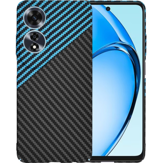 Techsuit - Carbonite FiberShell - Oppo A60 4G - Blue Pulse