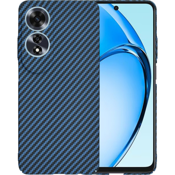Techsuit - Carbonite FiberShell - Oppo A60 4G - Cyan