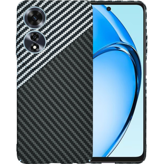 Techsuit - Carbonite FiberShell - Oppo A60 4G - Stealth Gray