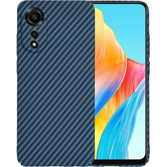 Techsuit - Carbonite FiberShell - Oppo A78 4G - Cyan