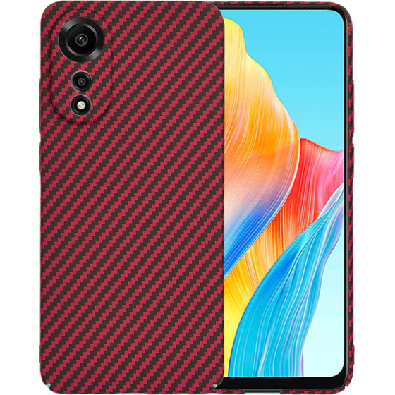 Techsuit - Carbonite FiberShell - Oppo A78 4G - Red