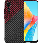 Techsuit - Carbonite FiberShell - Oppo A78 4G - Red Vortex