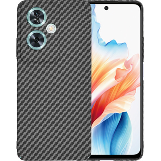 Techsuit - Carbonite FiberShell - Oppo A79 5G / OnePlus Nord N30 SE - Black