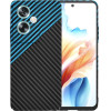 Techsuit - Carbonite FiberShell - Oppo A79 5G / OnePlus Nord N30 SE - Blue Pulse