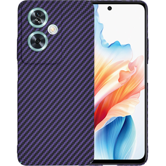 Techsuit - Carbonite FiberShell - Oppo A79 5G / OnePlus Nord N30 SE - Purple