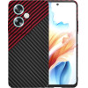 Techsuit - Carbonite FiberShell - Oppo A79 5G / OnePlus Nord N30 SE - Red Vortex